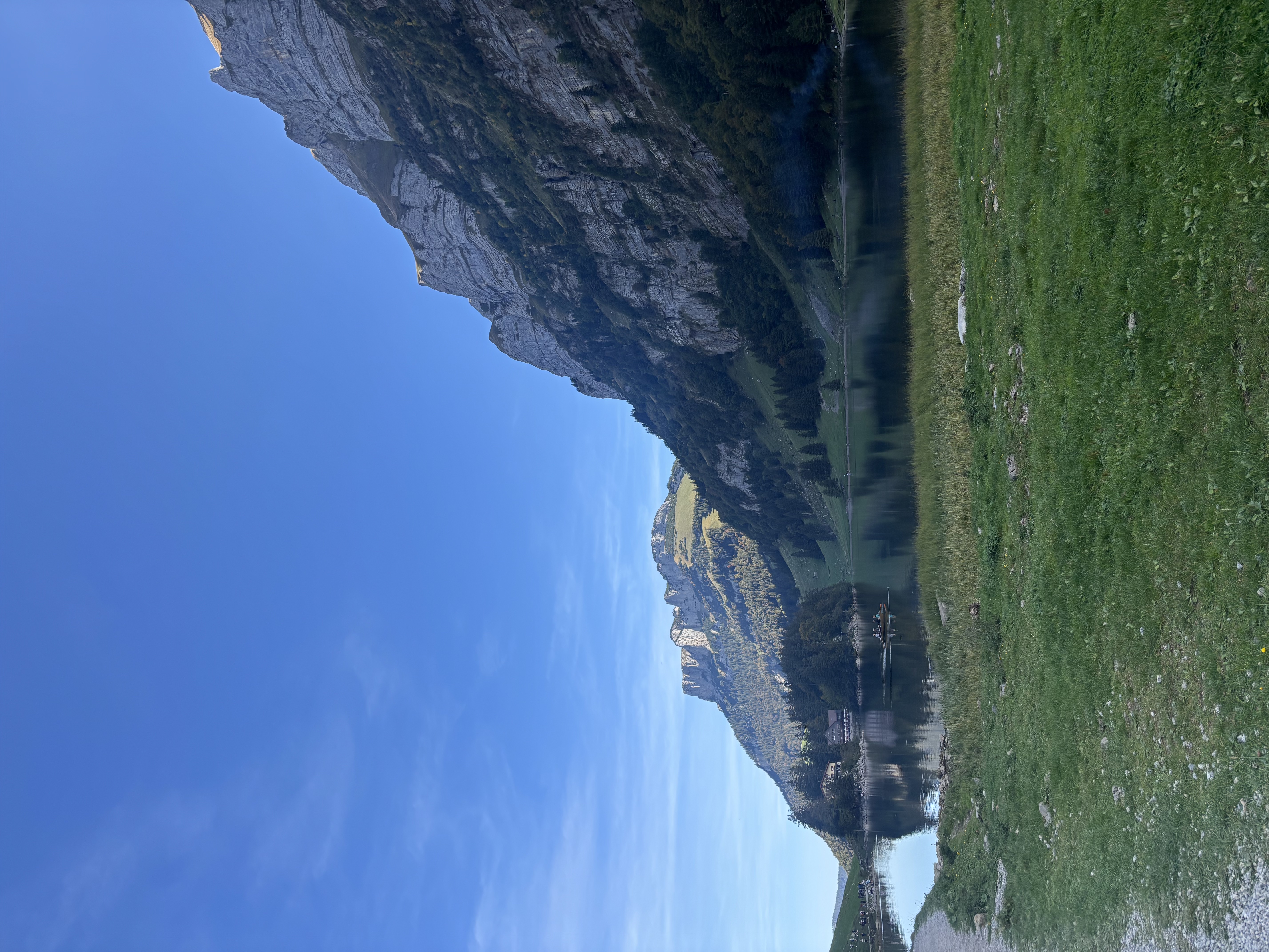 picture of a moutain along the way from Sätnis to Wasserauen